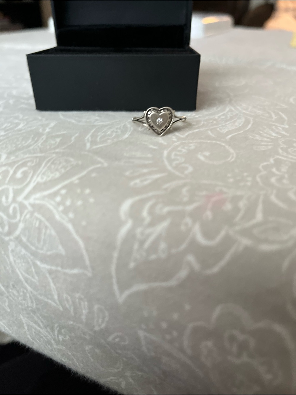 Sterling Silver Heart Ring REGALROSE - Picture 2 of 4